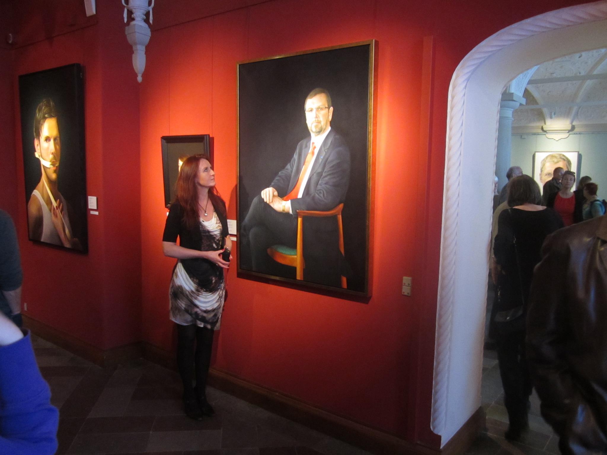 Ginny Page at Fredeiksborg Slot 2013 - PORTRAIT-NOW-2013 exhibition